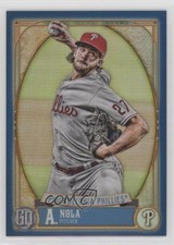 2021 Topps Gypsy Queen Box Topper Chrome Blue Refractor 89/99 Aaron Nola #82 0q3