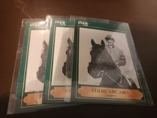 Vintage 1991 Eddie Arcaro Jockey Star Card #8 - A Great Racing Collectible!