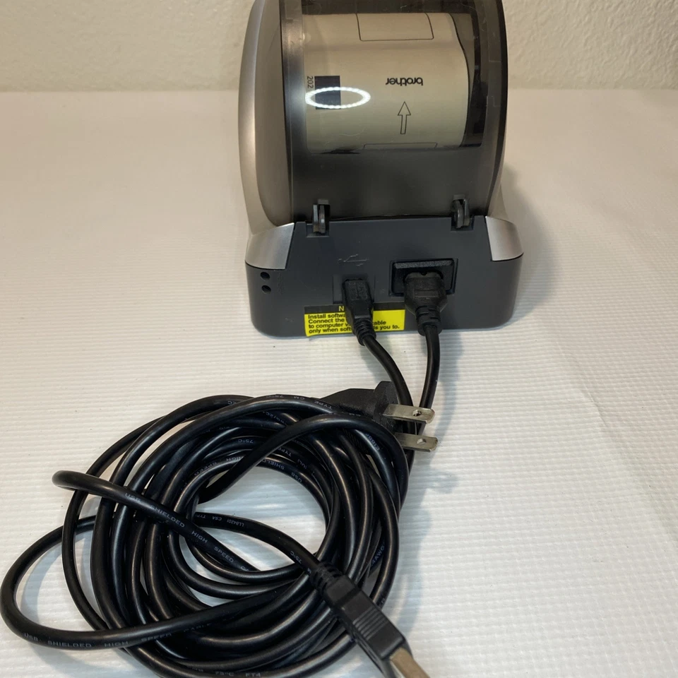 Brother QL-570 Professional Thermal Label Printer with Power Cord - Image 4 of 4
