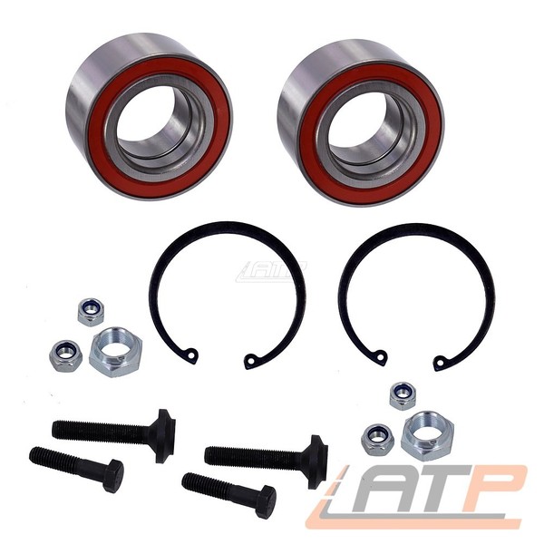 2X Radlagersatz Radlager Satz Vorne Hinten FÜR Audi 80 B3 B4 90 B2 B3-image
