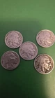 Lot of (5) BUFFALO Indian Head Nickel Coins  Exact Coins Pictured
