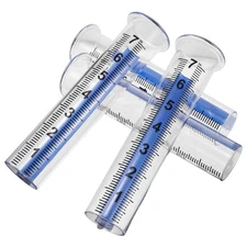 4 PCS Outdoor Rain Measuring Device Gauge Replacement Tube Homemade Lawn
