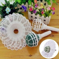 Wedding Flower Holder DIY Decoration With Lace Foam Bouquet  Handle