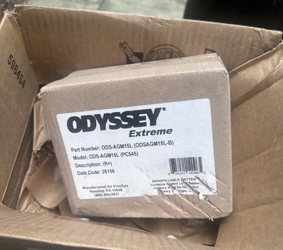 Odyssey Battery ODS-AGM15L Extreme Series AGM Terminal Battery | SAME DAY SHIP