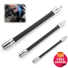3pcs Flexible Wrench Extension Bar Set 14 38 12 Drive