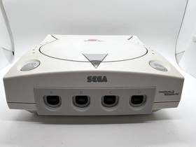 SEGA Dreamcast White System Console Bundle Lot w 2 Controllers Tested & Working