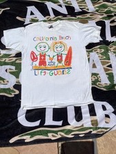 Vintage California beach lifeguard Danny first art single stitch USA made Tshirt