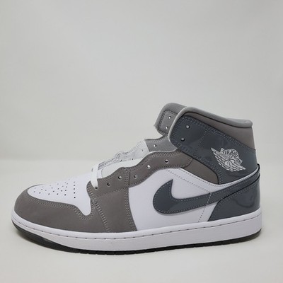Nike Air Jordan 1 Mid SE Shoes White Medium Cool Grey HF3216-100
