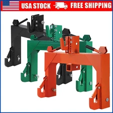 3000 LB Steel 3 Point Quick Hitch W/ 2" Receiver Hitch For Cat 1 & 2 Tractors