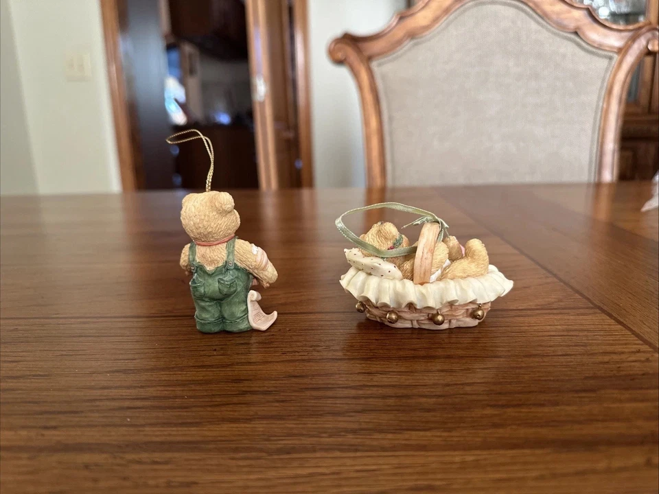 Adornos navideños vintage de peluches con fecha 1994 #912891 #617253 con certificado de autenticidad Foto 3 de 4