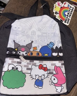 New Sanrio Hello Kitty Mini Canvas Backpack. NWT