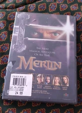 Merlin (DVD, 1999, mini series) SAM NEILL HELENA BONHAM-CARTER BRAND NEW RARE