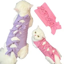 Breathable Cat Anti-licking Sterilization Clothes Pet Recovery Suit for Small Do
