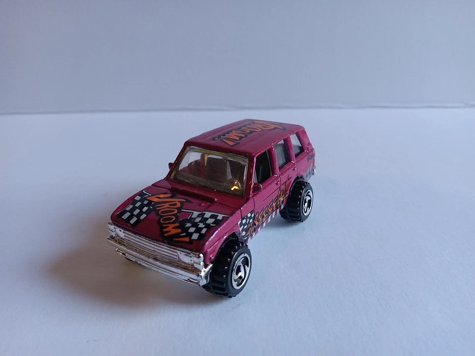 Land Rover Vroom 1989 Hot Wheels! Screeech! Camión diecast Mattel Malasia 1:64 Foto 3 de 4
