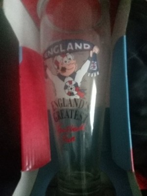 Rayware Jumbo Lager Glass England's Greatest Football Fan
