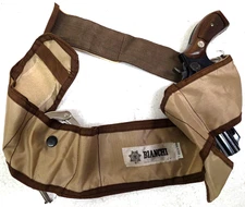 Vintage Bianchi Model 14 Nylon 'Bellyband Rig' Size 32"-42" Medium Revolvers NOS