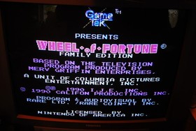 Wheel Of Fortune: Family Edition Cartridge for NES w/ Manual &ndash; Tested & Working