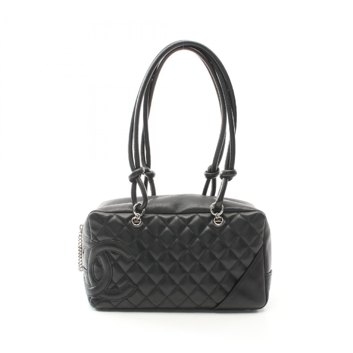 Chanel Cambon Lambskin Bowling Shoulder Bag 397890