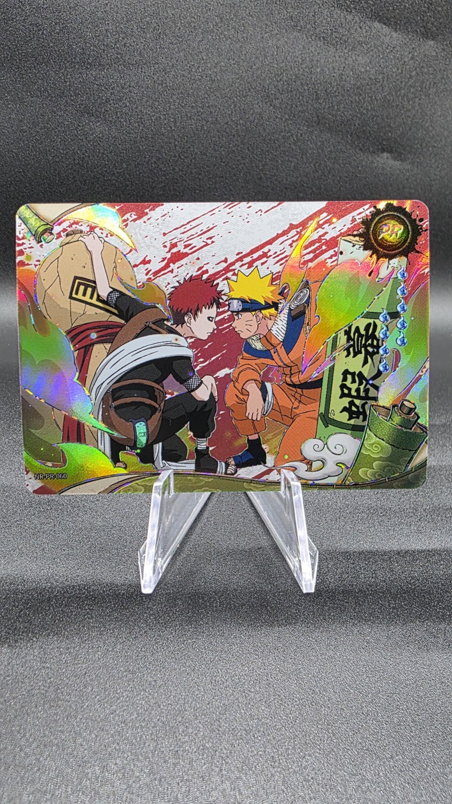 Tarjeta Oficial Naruto & Gaara PR Promo Kayou TCG NR-PR-060