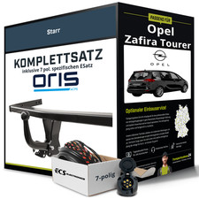 Für OPEL Zafira Tourer C Typ P12 Anhängerkupplung starr +eSatz 7pol 11-19 AHK