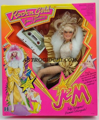 JEM HOLOGRAMS JERRICA ROCK'N GOLD HASBRO VINTAGE 1986 NEU IN VERSIEGELTER BOX