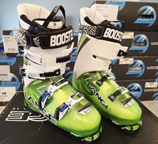 LANGE RX 130 LV GREEN WHITE SKI BOOTS - SZ 27.5 - ITALY - LB12010