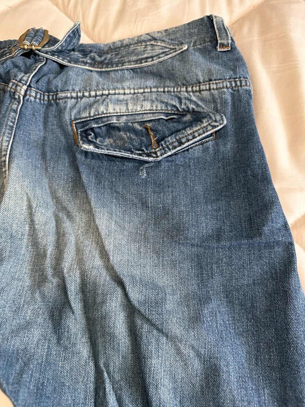 Vintage AllSaints Twisted Slim Fit Jeans – Rare Size 32 image 6