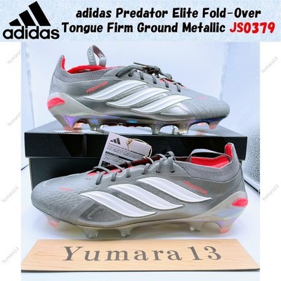 adidas Predator Elite Fold-Over Tongue Firm Ground Metallic JS0379 Men's Size