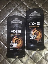 Axe Dark Temptation High Definition Scent Deodorant Dark Chocolate 3 oz Lot Of 2