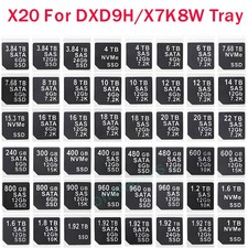 20-Pcs Capacity Sticker Labels For DELL DXD9H X7K8W 14gen 15gen Hard Disk Caddy