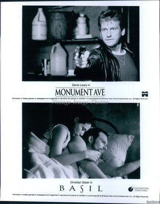 1998 Dennis Leary In Monument Ave, Christian Slater In Basil Movies Photo 8x10