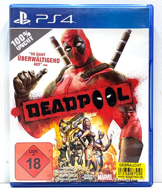 Deadpool - Sony Playstation 4 - USK18 - Ohne Anleitung - Marvel - mit OVP