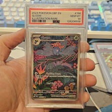 PSA 10 GEM MINT Gloom 198 Illustration Rare Obsidian Flames 198/197 Pokemon on eBay