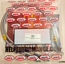 HEL Mgzr MG ZR 1.8 160 Vvci Hintere Scheibe S / Stahl Flexbremsleitungen Rohre