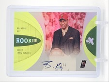BRANDON ROY 2006-07 FLEER EX NBA ROOKIE AUTOGRAPH GREEN #76 RC AUTO /76 Q3522