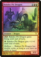 MTG FOIL Rakdos Pit Dragon  - Dissension #069