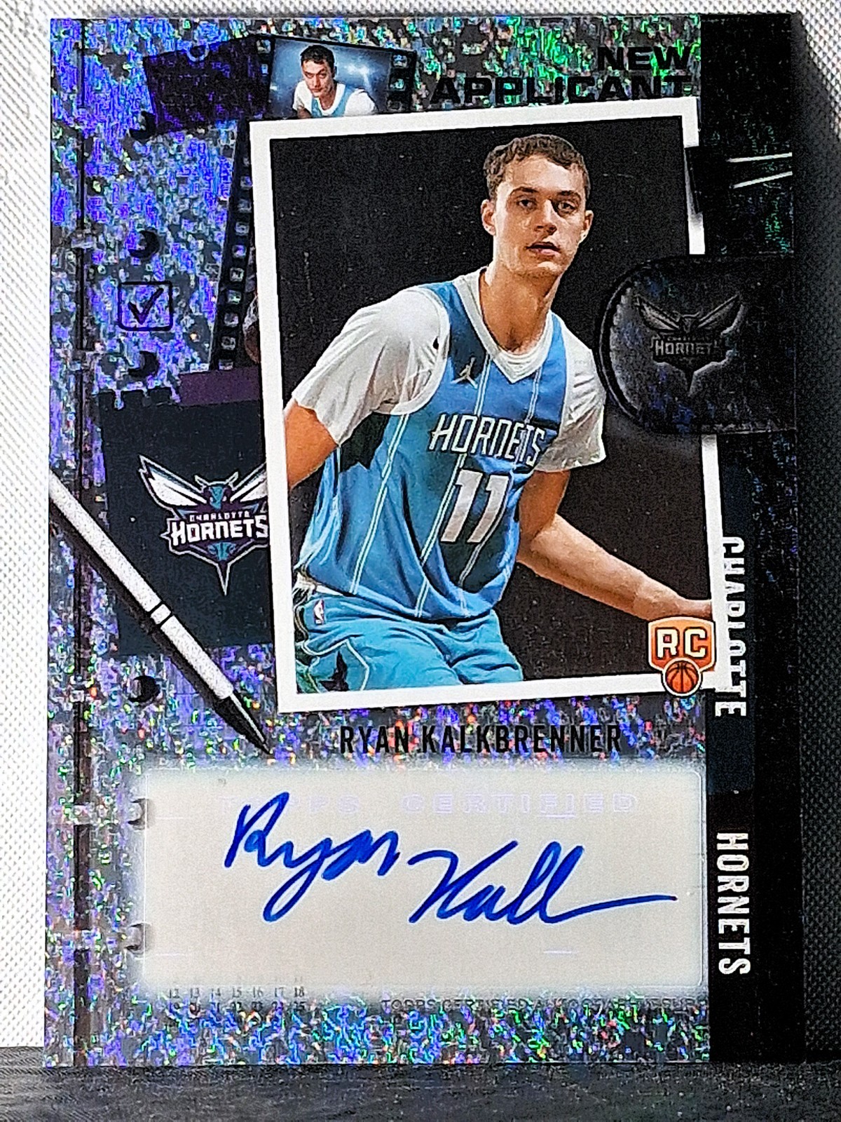 Ryan Kalkbrenner 2025-26 Topps Baskeball #NA-RK New Applicants Auto Holo Foil RC