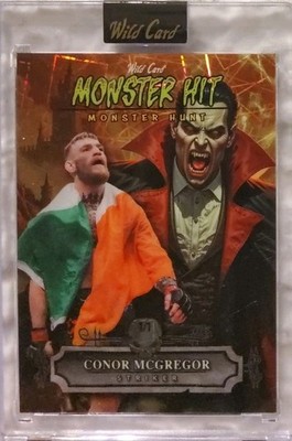 2025 Wild Card Haunted Hits Conor McGregor Monster Hit Dracula 1/1