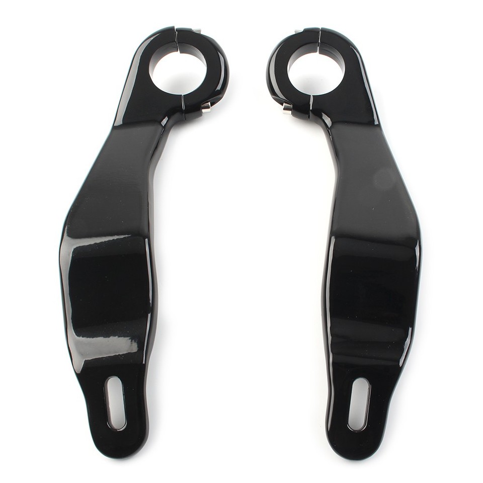 TCT-MOTORPARTS Verkleidungshalterung Für Harley Road Glide 2015-2023 - Gloss Black