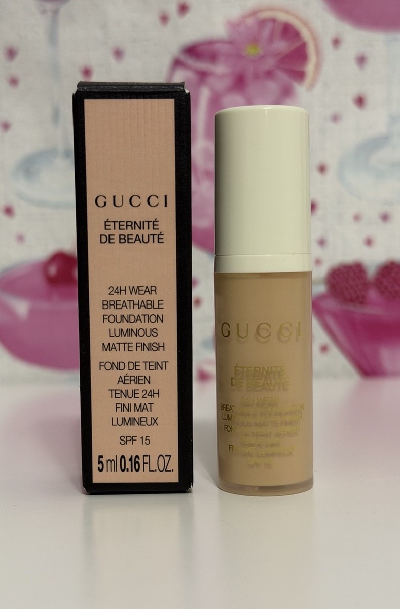 GUCCI 24H Wear Breathable Foundation MEDIUM FAIR 220W 5ml MINI