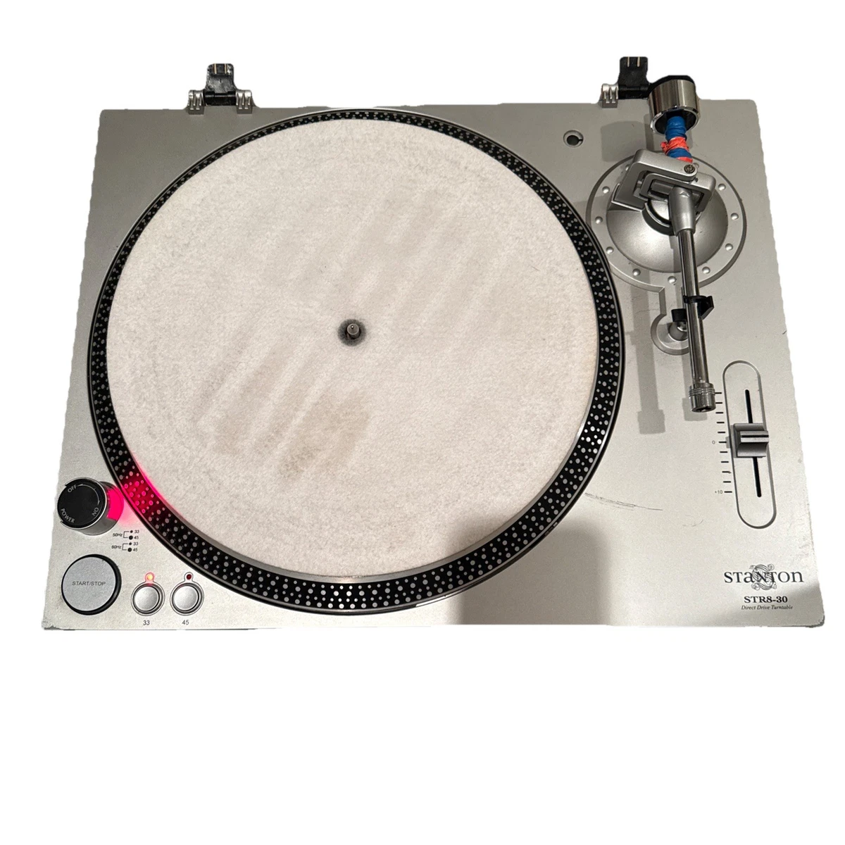 Stanton Direct Drive DJ Turntables with Pitch Control/Lock for