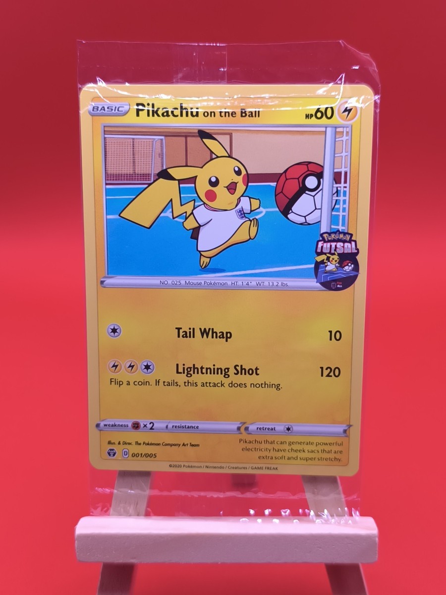 Pikachu on the Ball ポケモンカード Pikachu On The Ball 001/005 Special Futsal Promo Pokemon