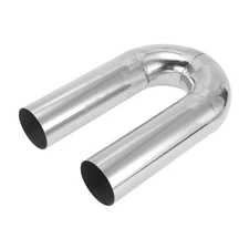  76mm/OD 180 Degree U-Bend Tube T304 Stainless Steel Mandrel Exhaust Pipe 3"