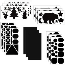 10 Sheets Repair Patches Down Jacket Black Nylon 7.87 x 3.93 inches,