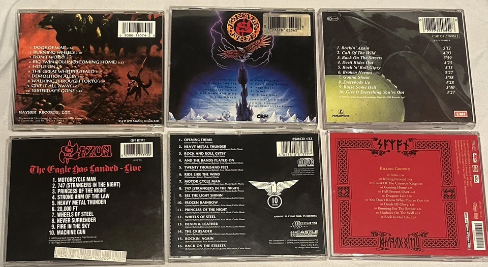 Saxon CD Lot of 22 - See Descr. for Titles  *Near Mint* Foto 3 de 4