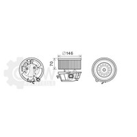 Elektromotor InnenraumgebläSe FüR CitroëN C2 1.6 VTS Bj.05-09