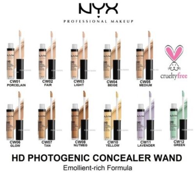 NYX Professional Makeup HD Studio Photogenic Wand Concealer 01 03 05 06.5 07