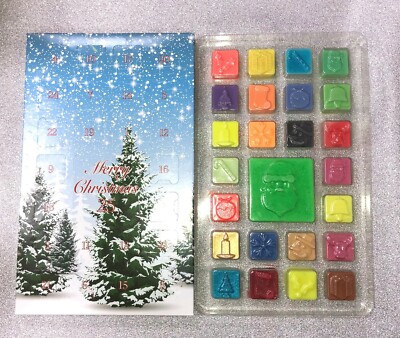 25 Tage Sojawachs Adventskalender wiegt über ein halbes Kilo!