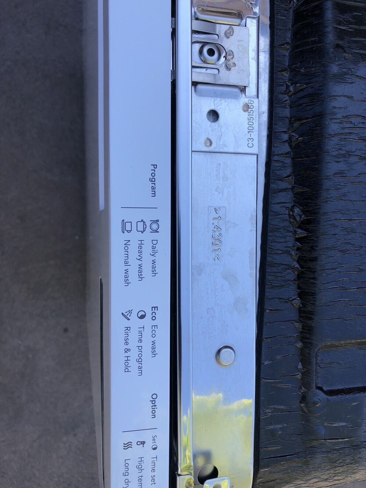 (AS1) Asko D5456 dishwasher Control Panel Decal Strip.. eBay