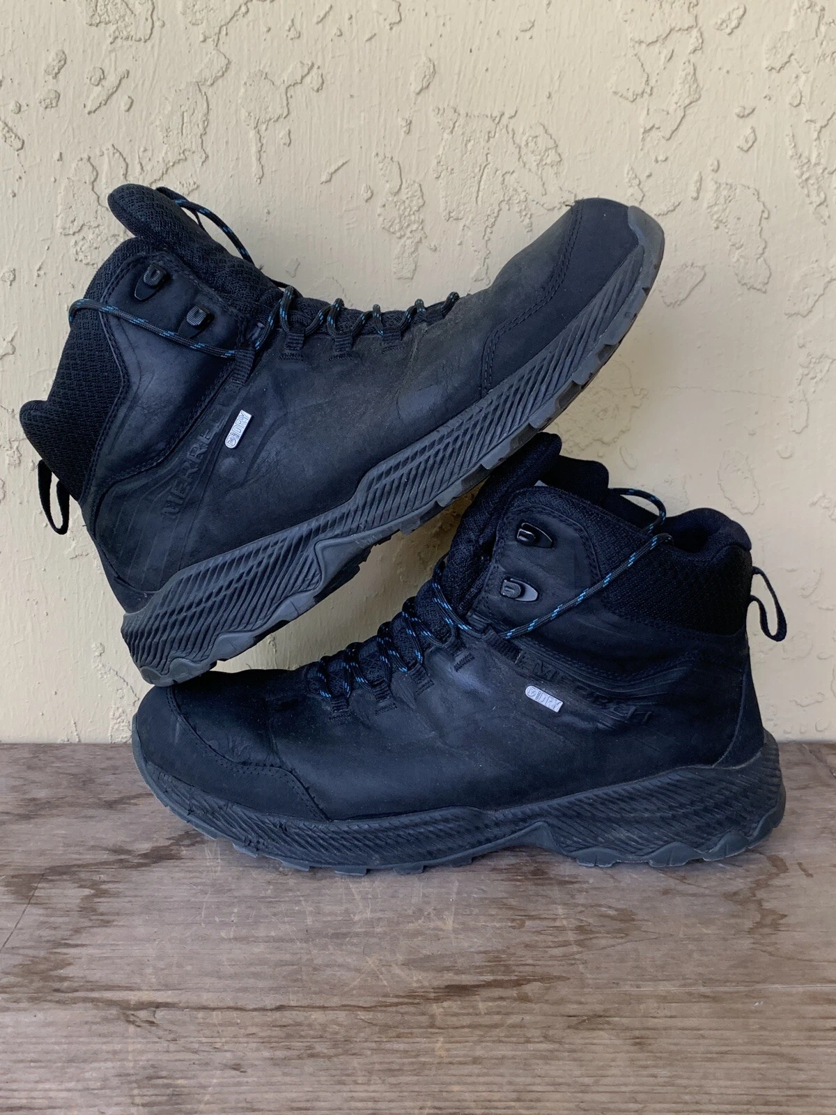 Merrell Forest Bound Black Men's 13 Select Dry Waterproof Mid Hiking Boots